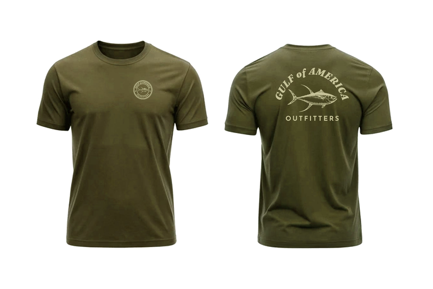 Traditional Gulf of America Outfitters short sleeve shirt