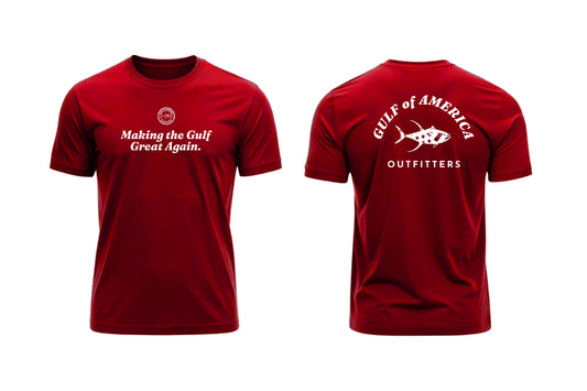 Make the Gulf Great Again short sleeve shirt